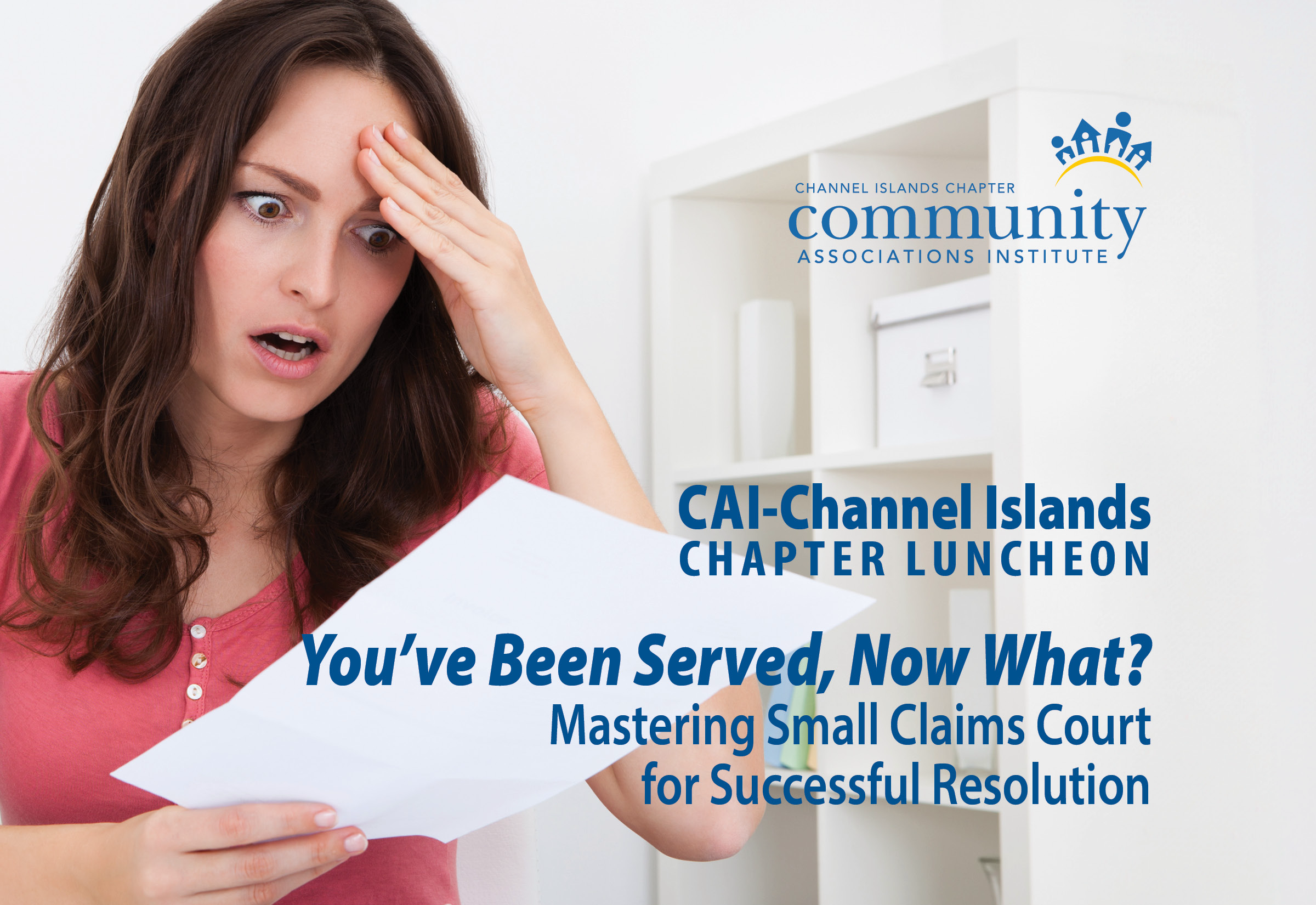 Ventura County Chapter Luncheon: Mastering Small Claims Court for Successful Resolution