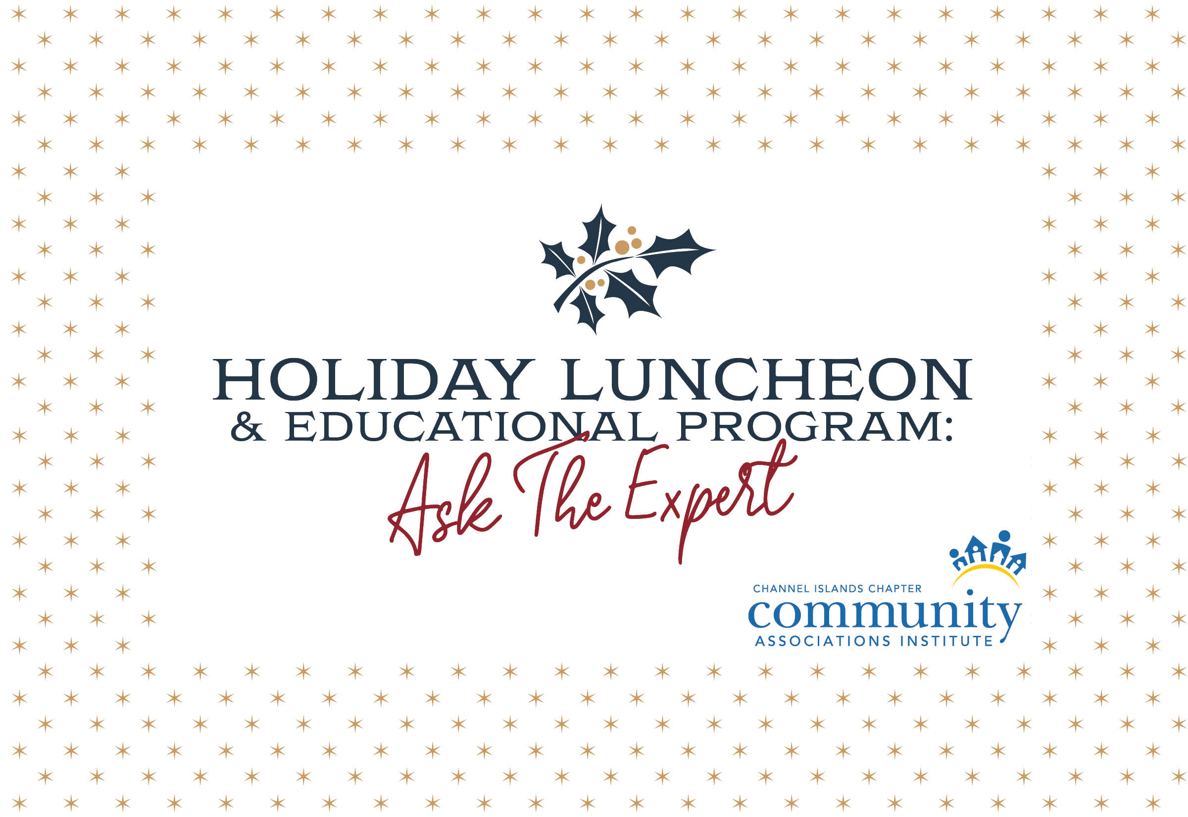 Chapter Holiday Luncheon Program (Ventura County)