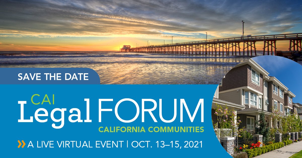 CAI Virtual Legal Forum: CA Communities
